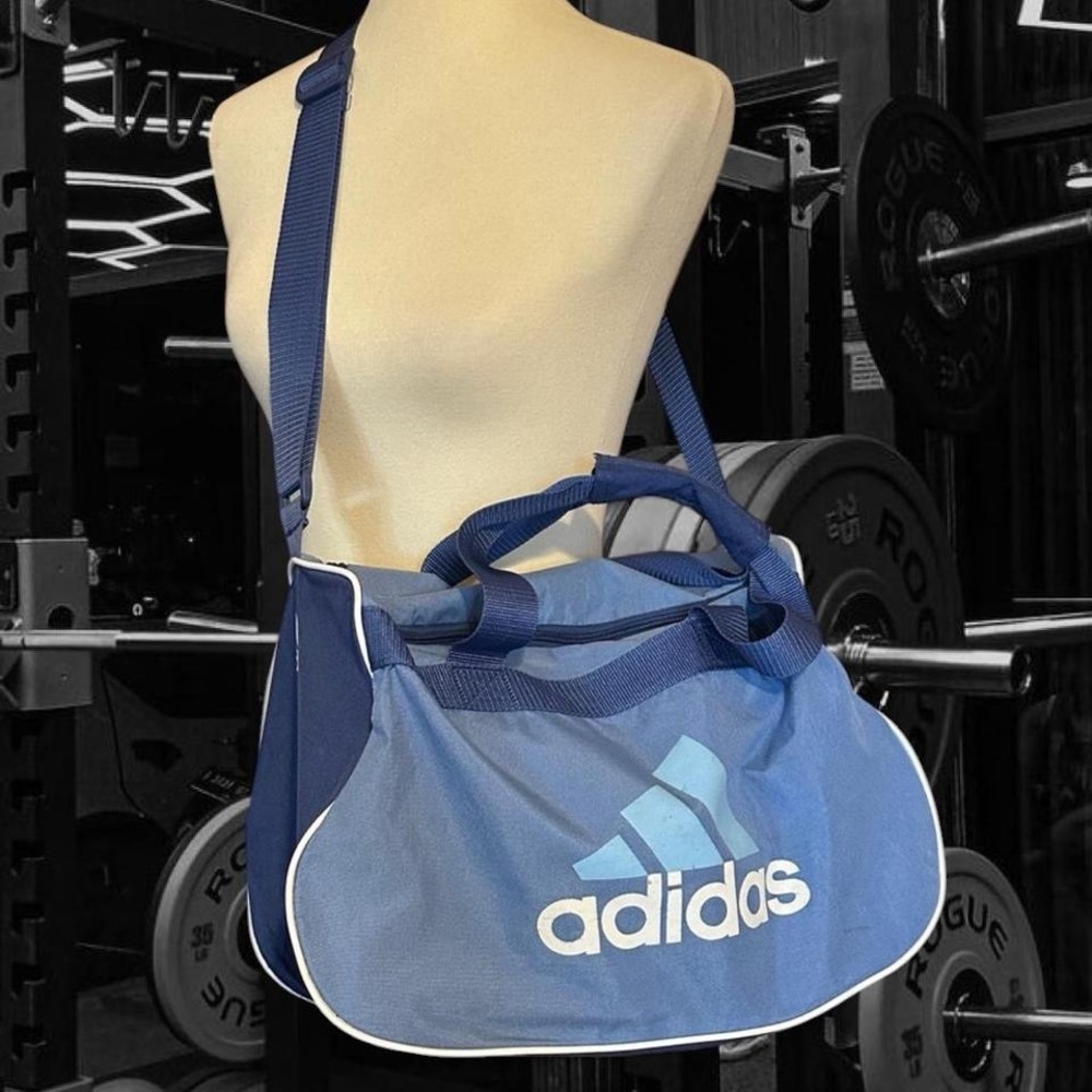 Adidas Blue Duffel Bag